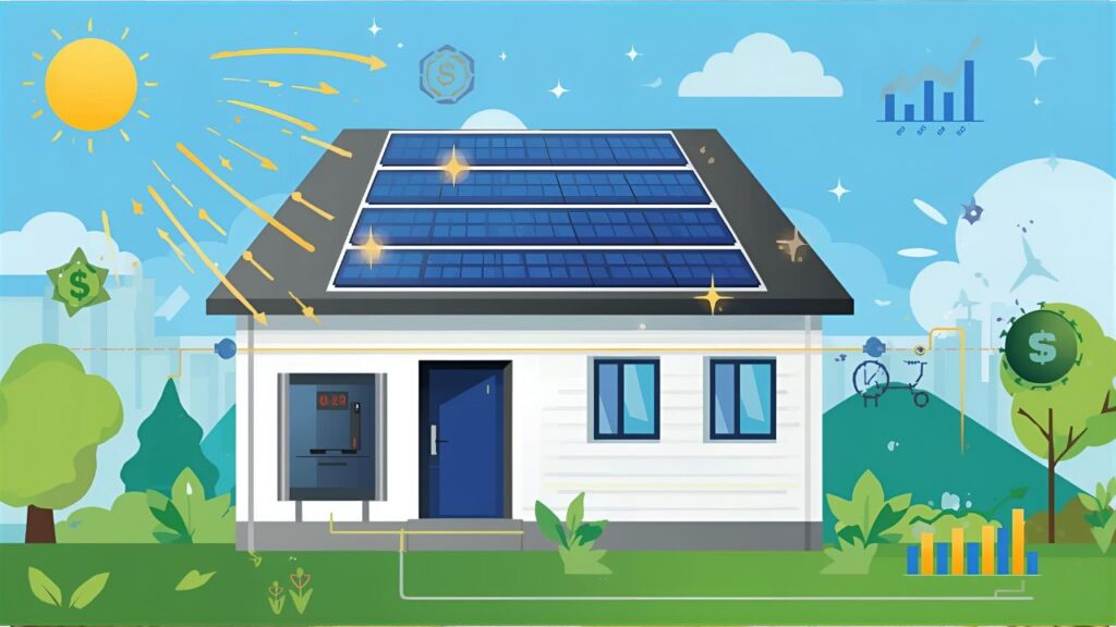 red energy solar battery