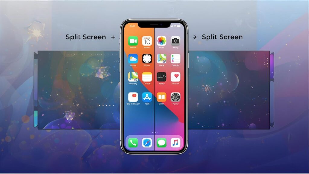 how to do split screen on iphone