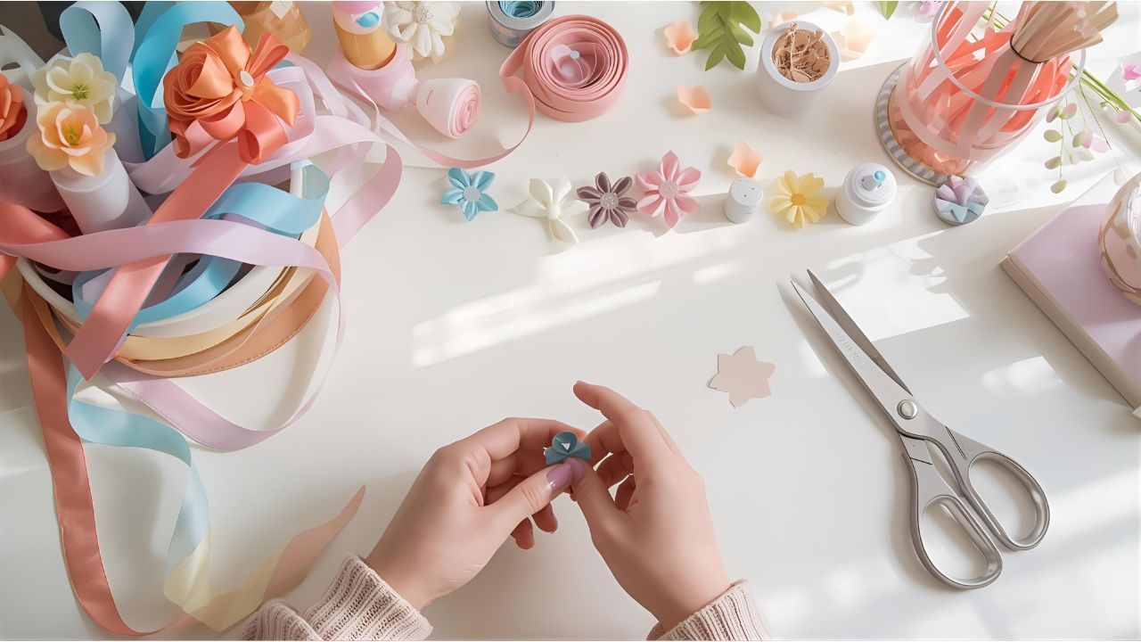 How to Make Flowers Out of Ribbon