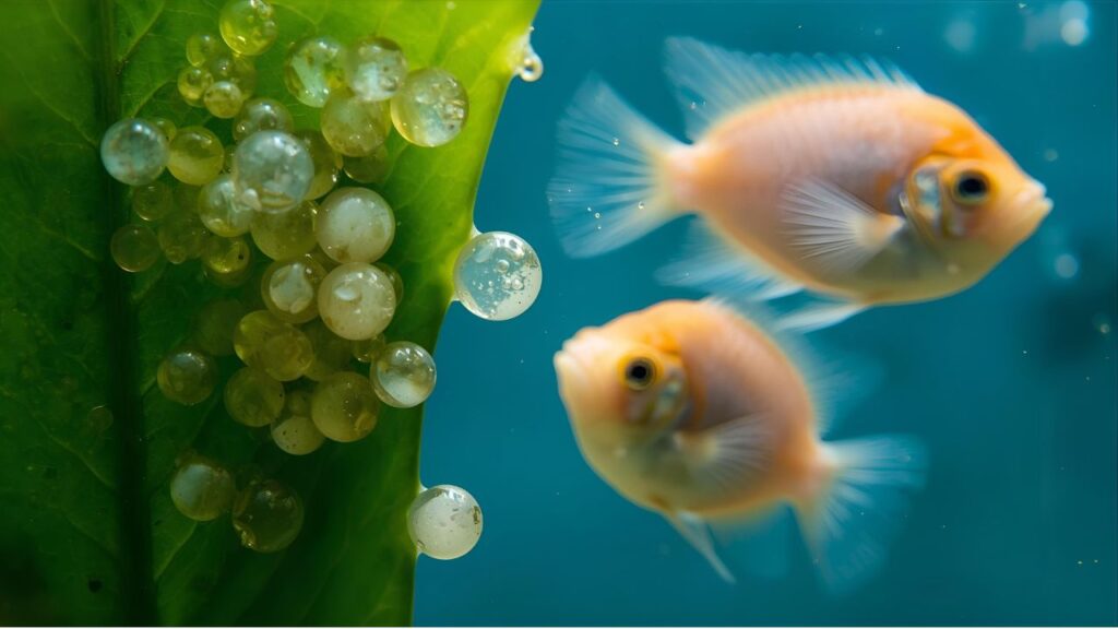 how to tell if angel fish eggs are fertilized
