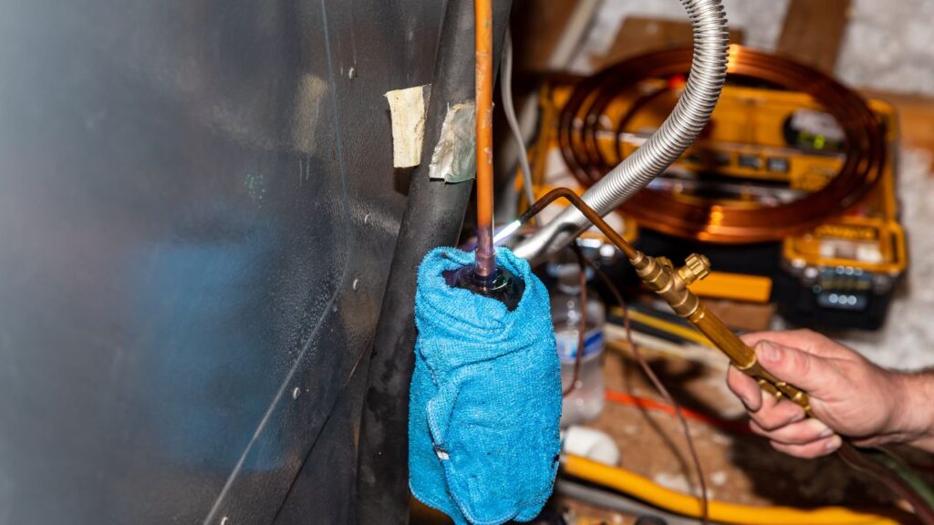 how to braze copper