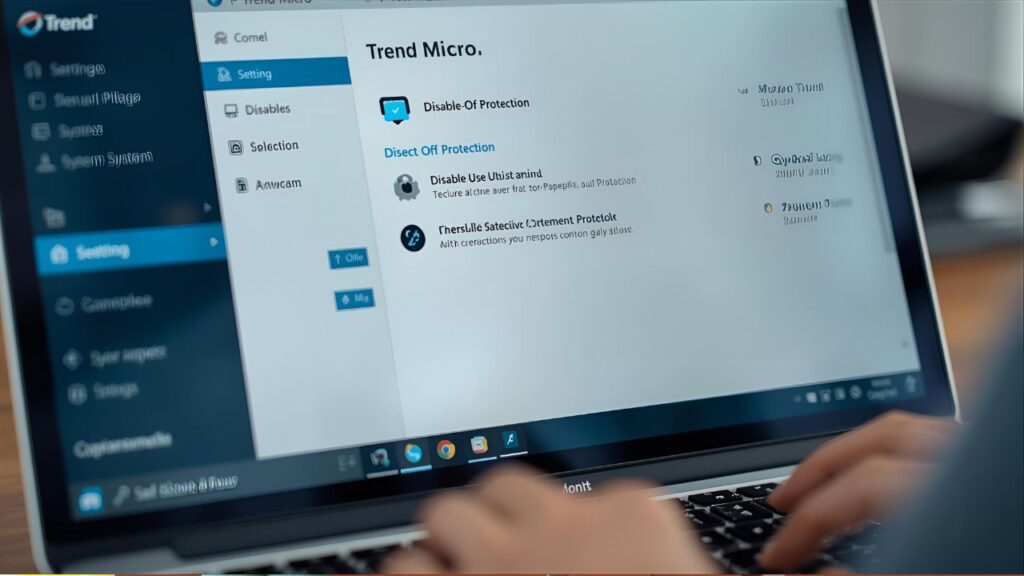 how to disable trend micro