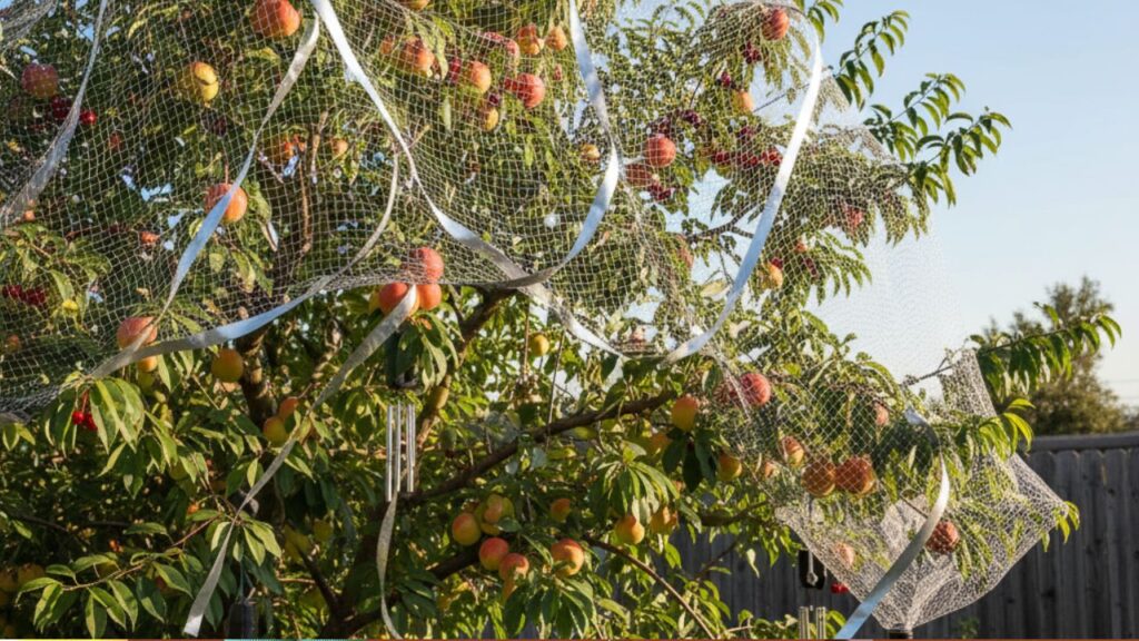 how to keep bats away from fruit trees