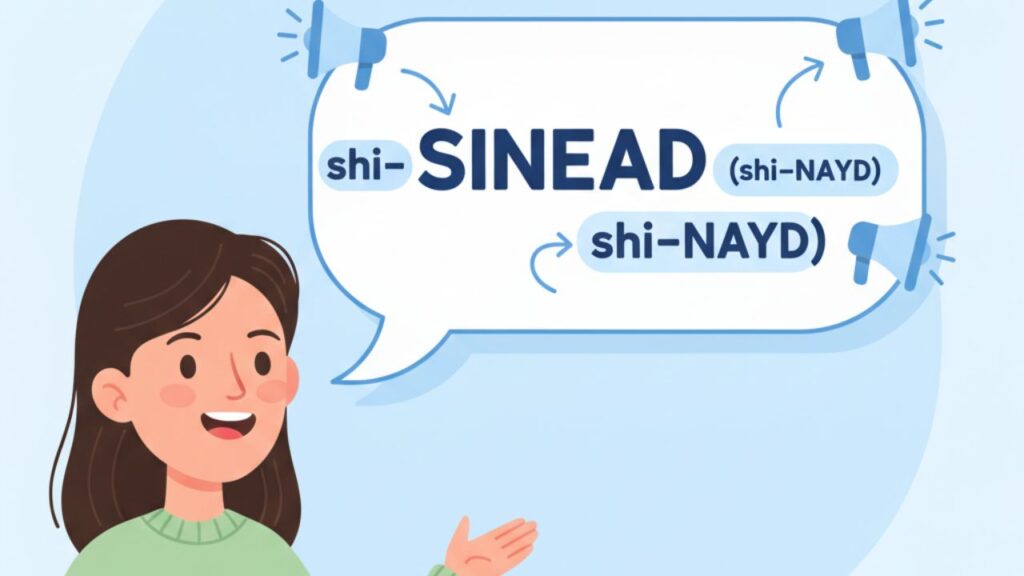 how to say sinead