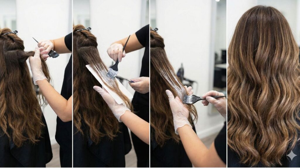 how to balayage