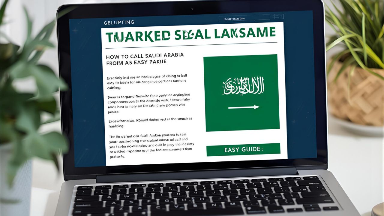 How to Call Saudi Arabia from Australia: Step-by-Step Guide