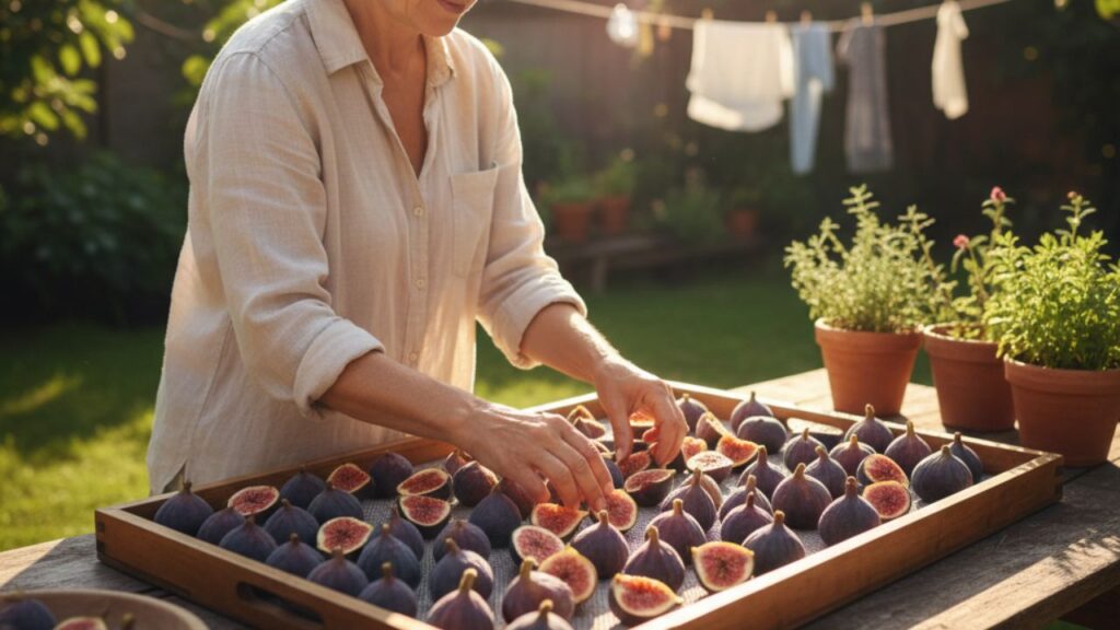 how to dry figs in the sun