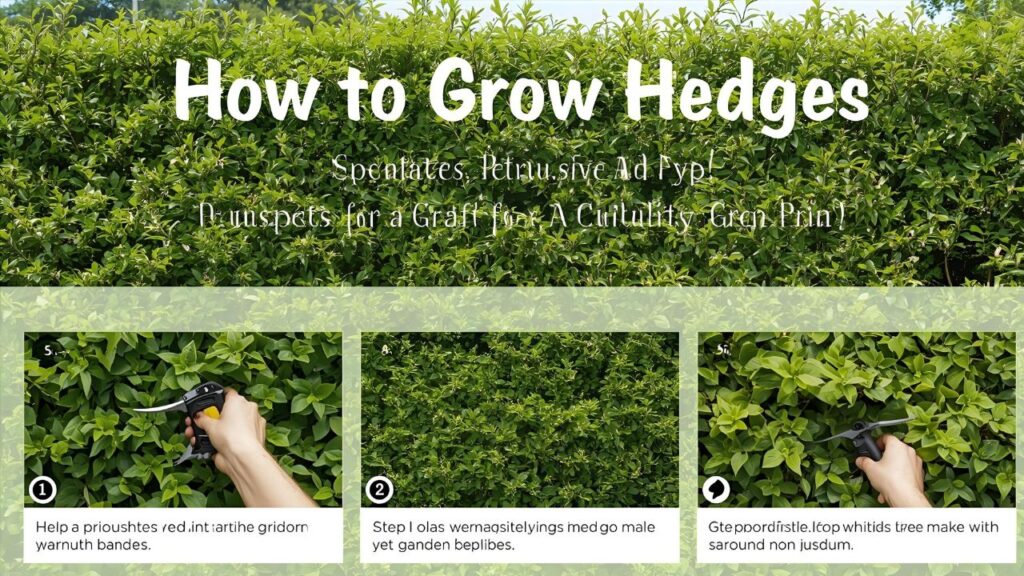 how to grow hedges