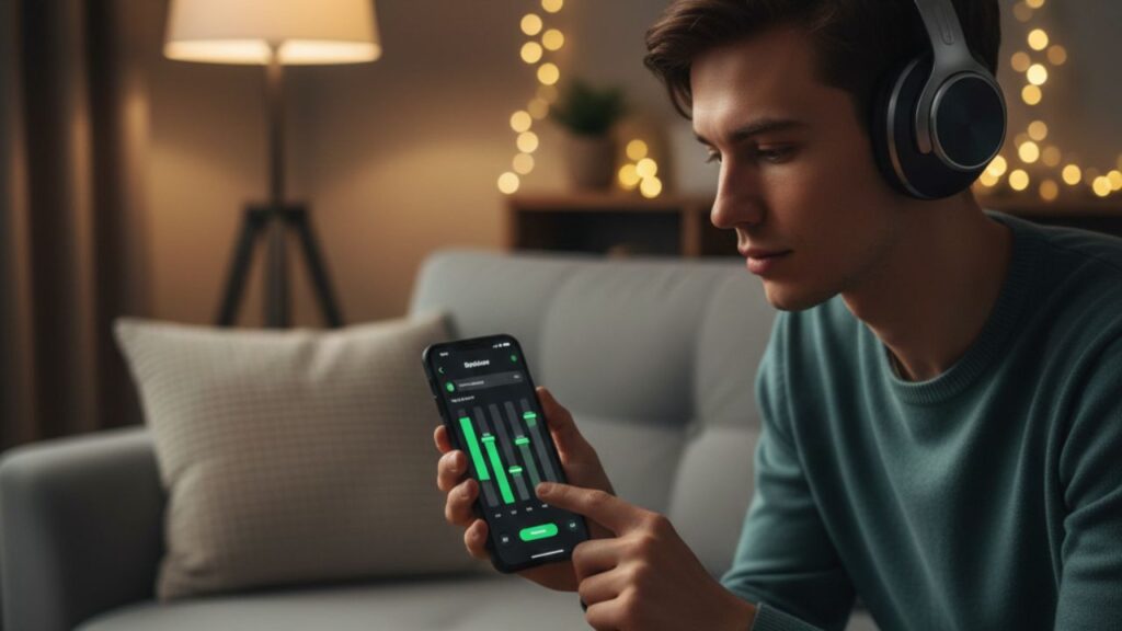 how to increase bass on spotify