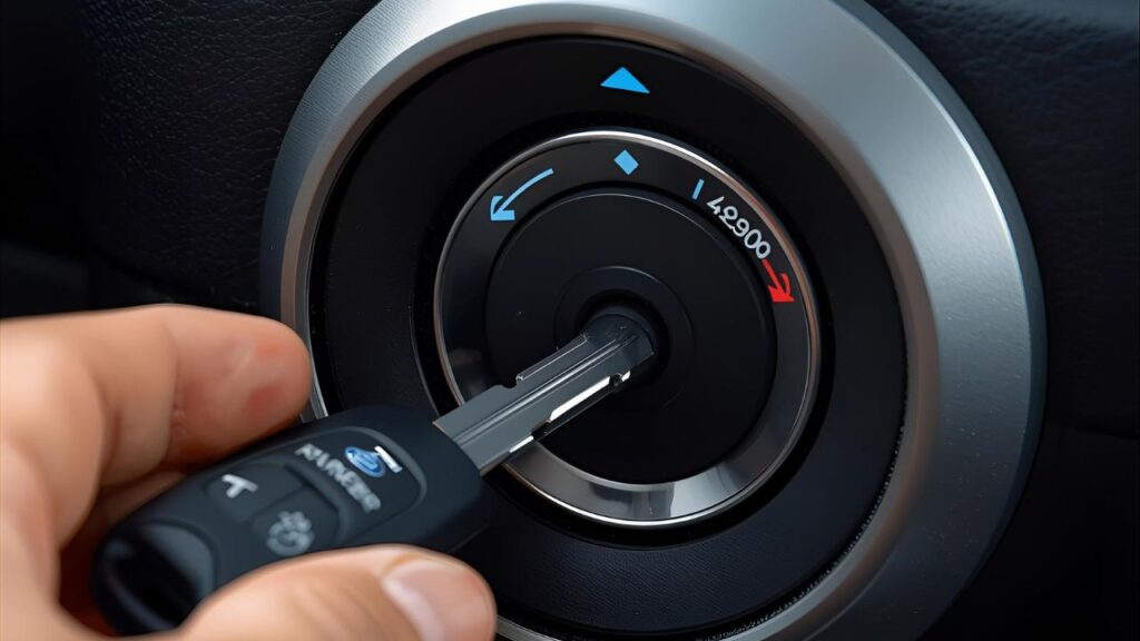how to start ford ranger with key