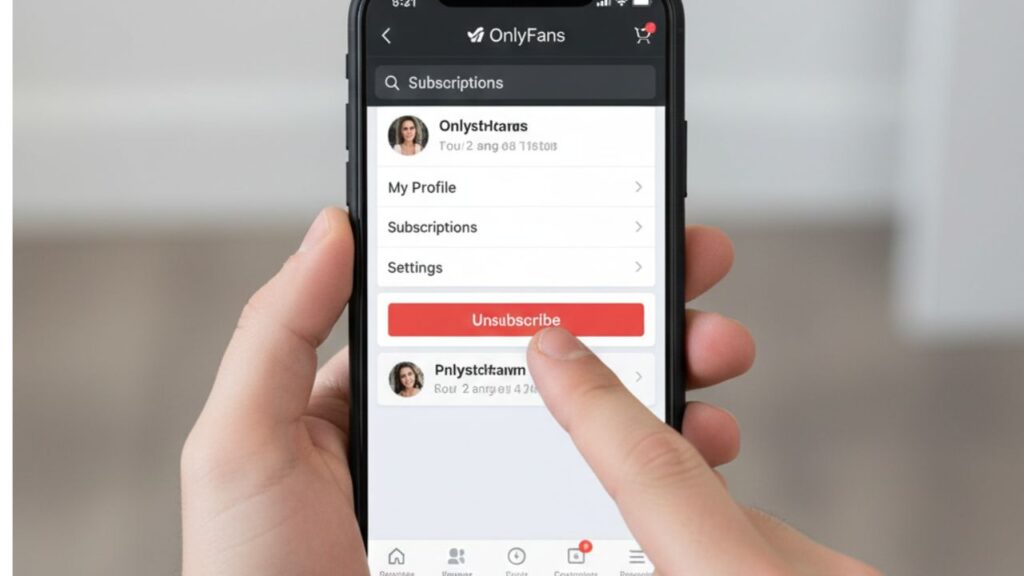 how to unsubscribe only fans