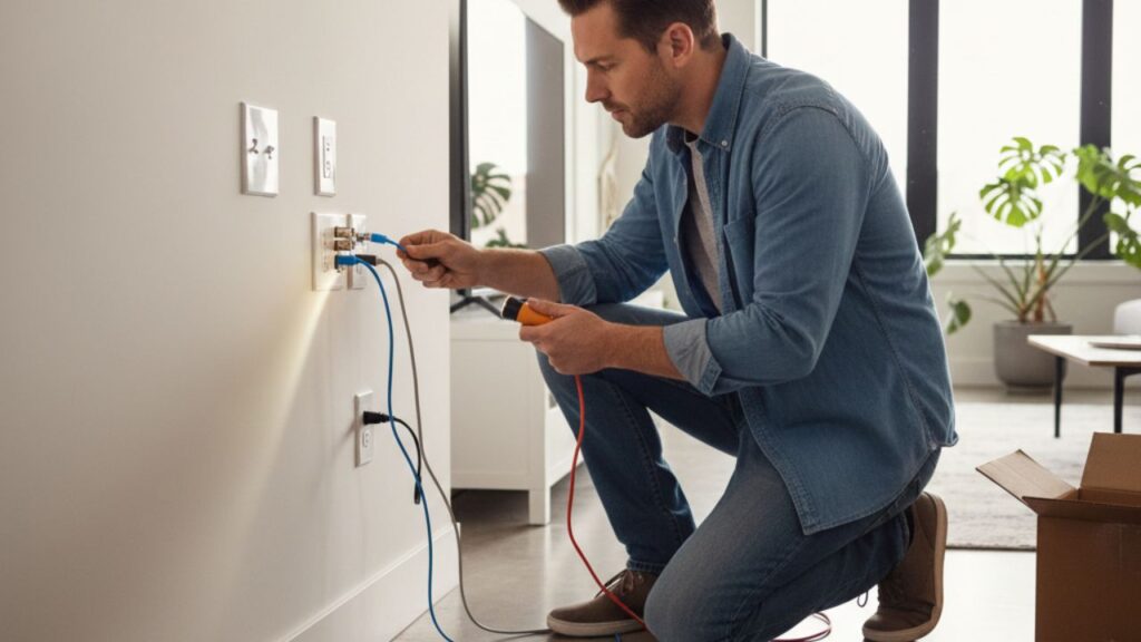 how to find ethernet port in house