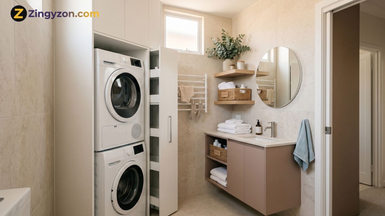 Small Bathroom Laundry Room Ideas for a Fresh, Functional Space