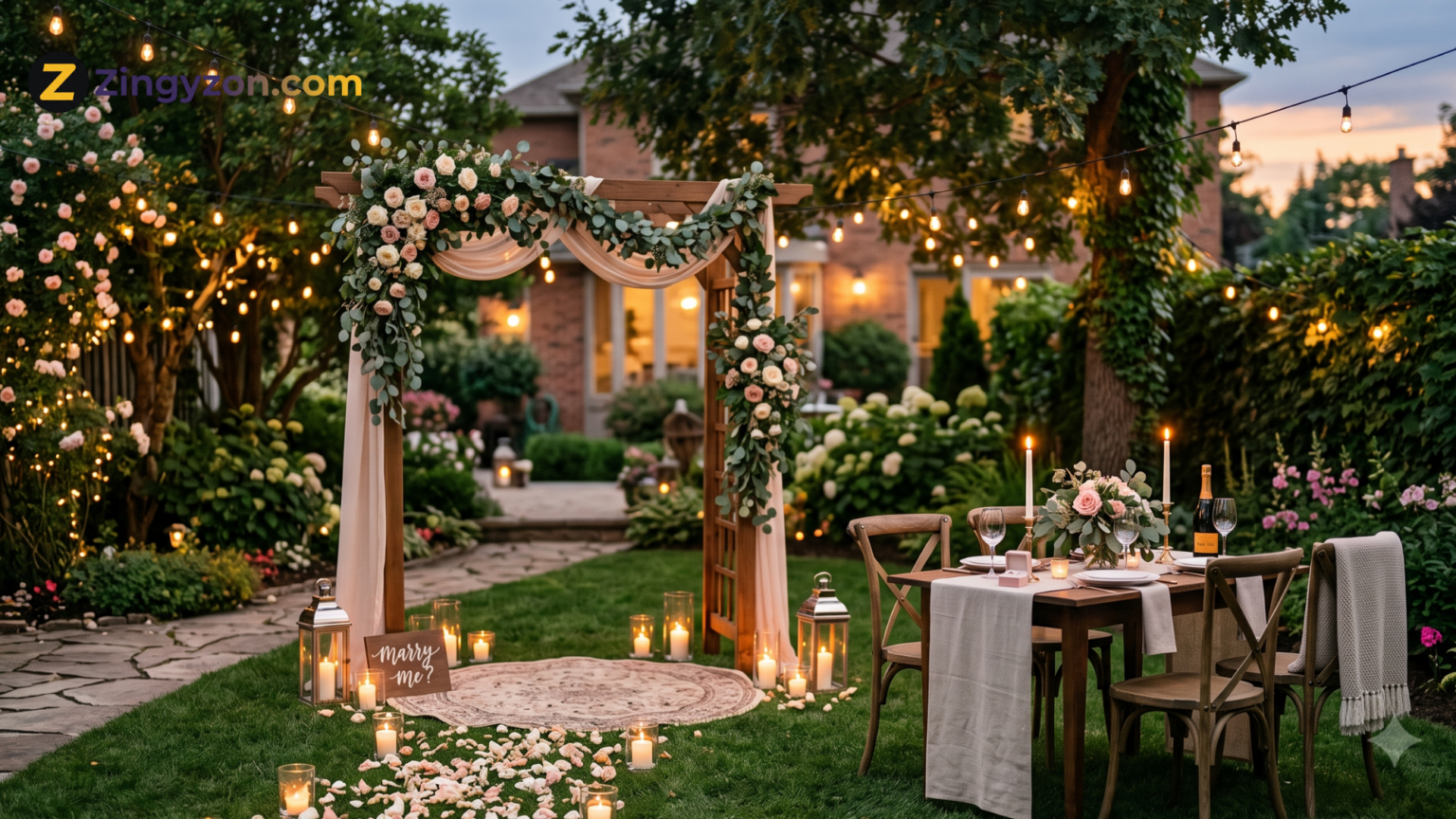 5 Elegant Ways to Elevate an Intimate Backyard Proposal on a Budget