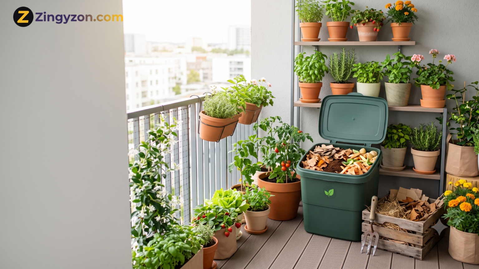 Balcony Composting Without Smell