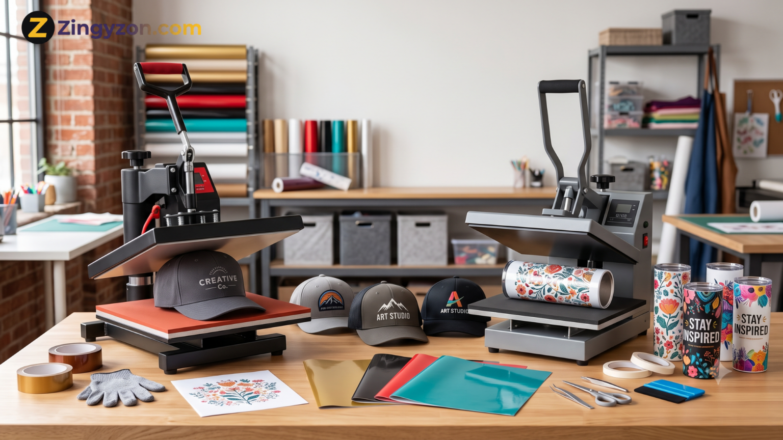 Heat Press — Hat Heat Press & Tumbler Heat Press for Creative Customization