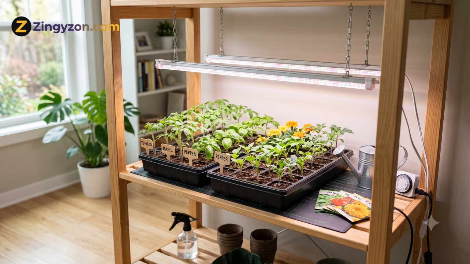 Indoor Seed Starting Setup for Beginners
