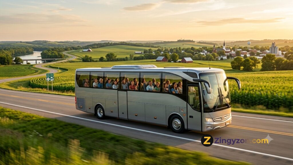 Iowa charter bus