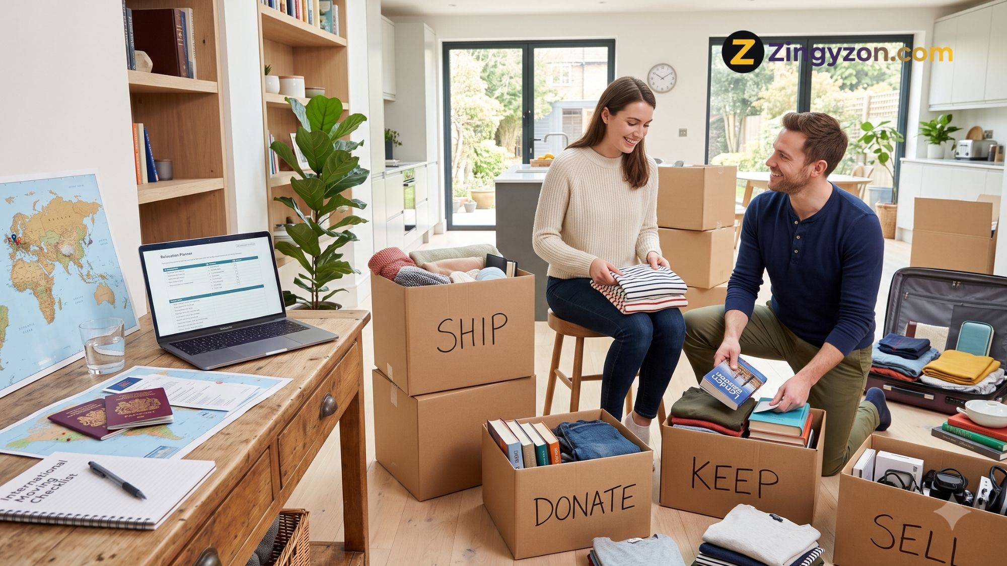 Smart Strategies for Downsizing Your Home Before Moving Abroad